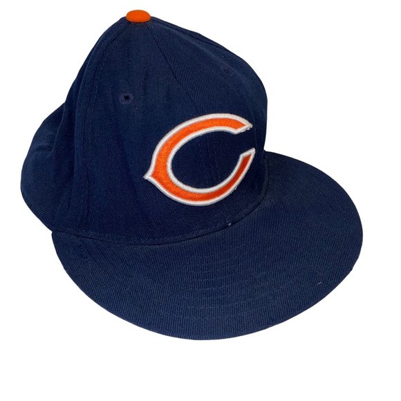 Mitchell & Ness Other - Mitchell & Ness NFL Chicago Bears Men's Navy Flatbill Hat Fitted Size 7 3/8 59CM